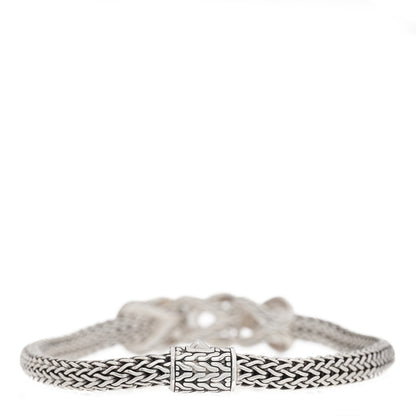 John Hardy Sterling Silver Black Sapphire 5mm Asli Classic Chain Station Bracelet 2 of 3