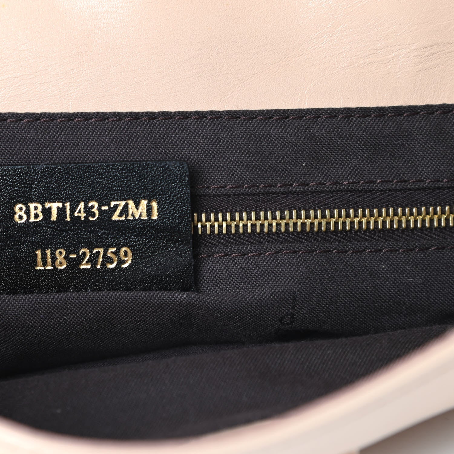 Fendi Vitello Acqua Maxi Baguette Shoulder Bag Makeup 8 of 11