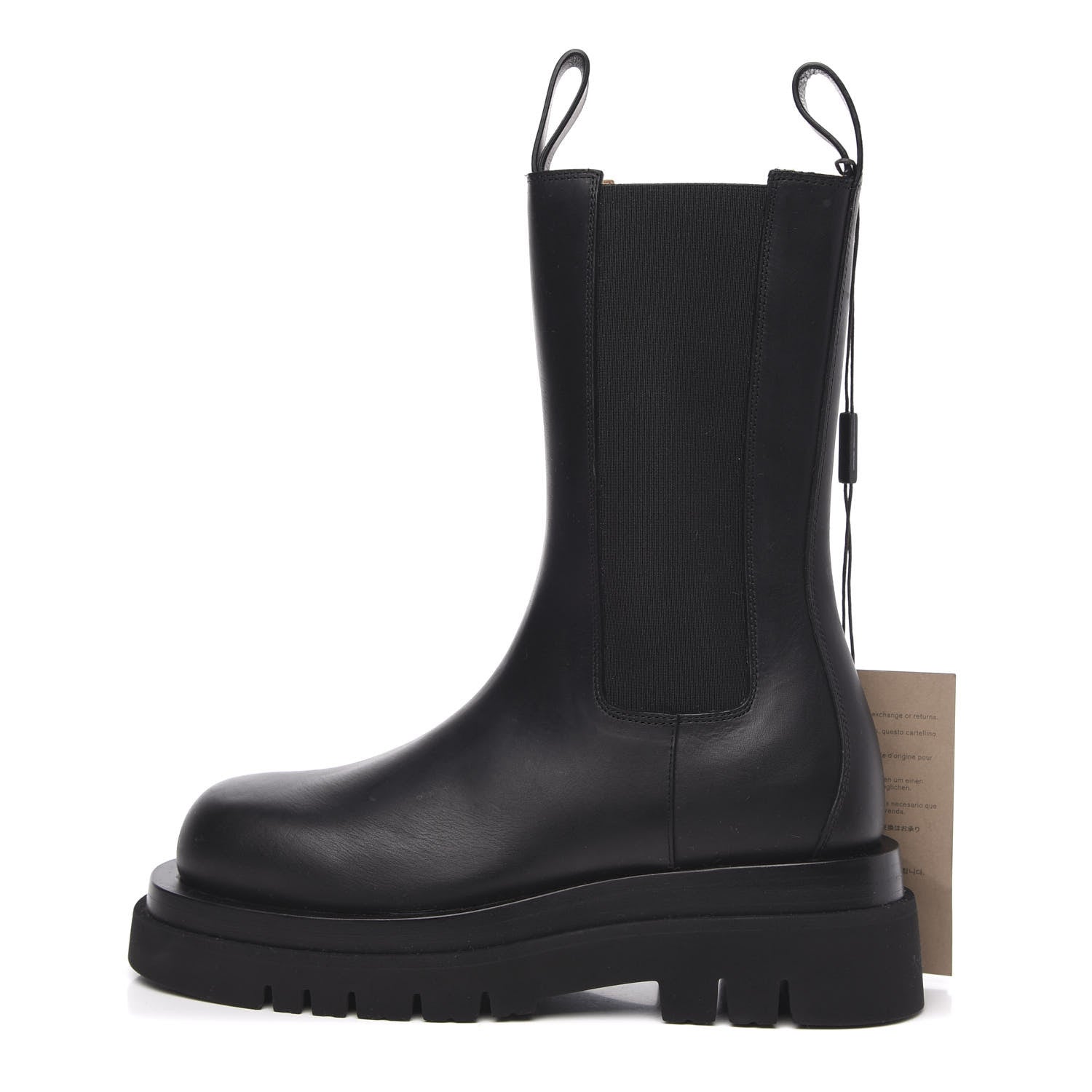 Bottega Veneta Calfskin The Lug Chelsea 55mm Boots 36 Black 1 of 6