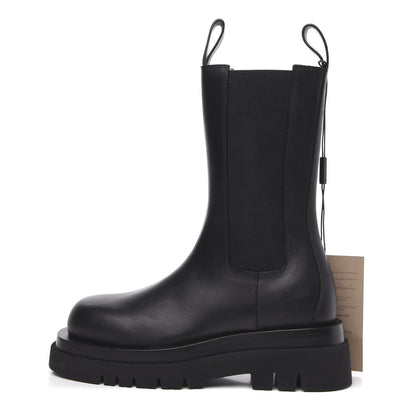 Bottega Veneta Calfskin The Lug Chelsea 55mm Boots 36 Black 1 of 6