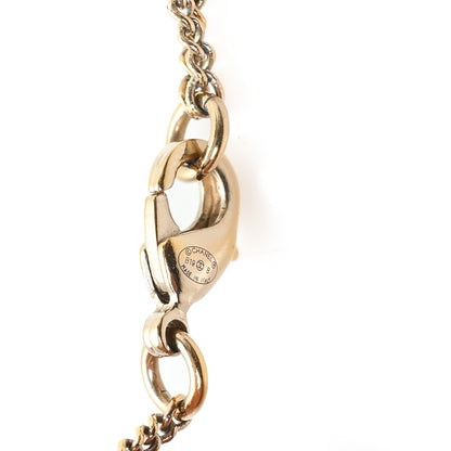Chanel Pearl Crystal CC No 5 Heart Star Pendant Necklace Gold 4 of 5