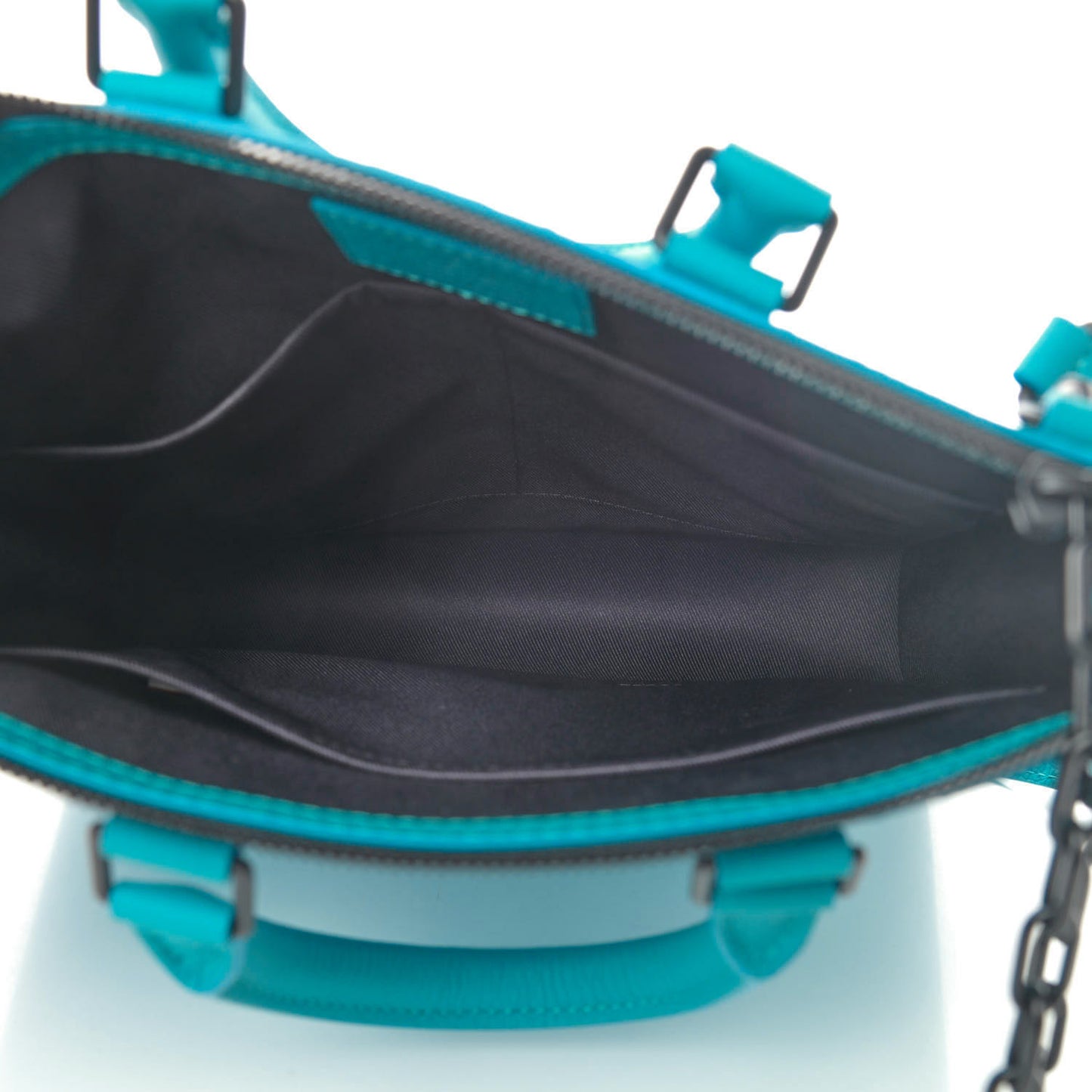 Taurillon Monogram Sac Plat Messenger Turquoise