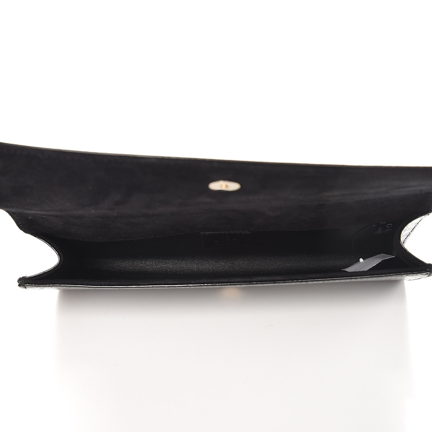 Gucci Patent Microguccissima Small Broadway Clutch Black 7 of 7