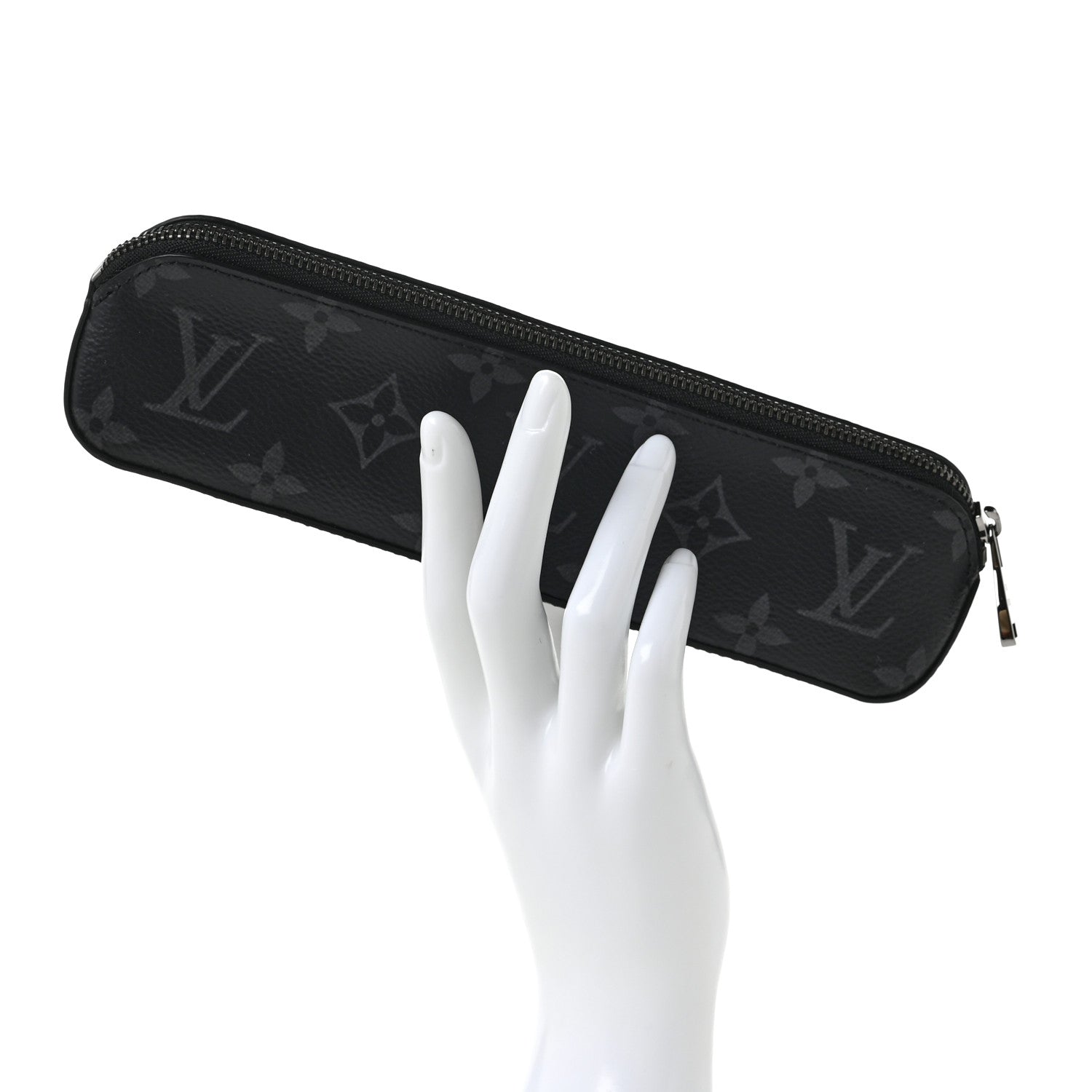 Louis Vuitton Monogram Eclipse Elizabeth Pencil Pouch Black 2 of 6