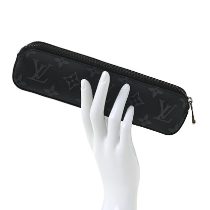 Louis Vuitton Monogram Eclipse Elizabeth Pencil Pouch Black 2 of 6