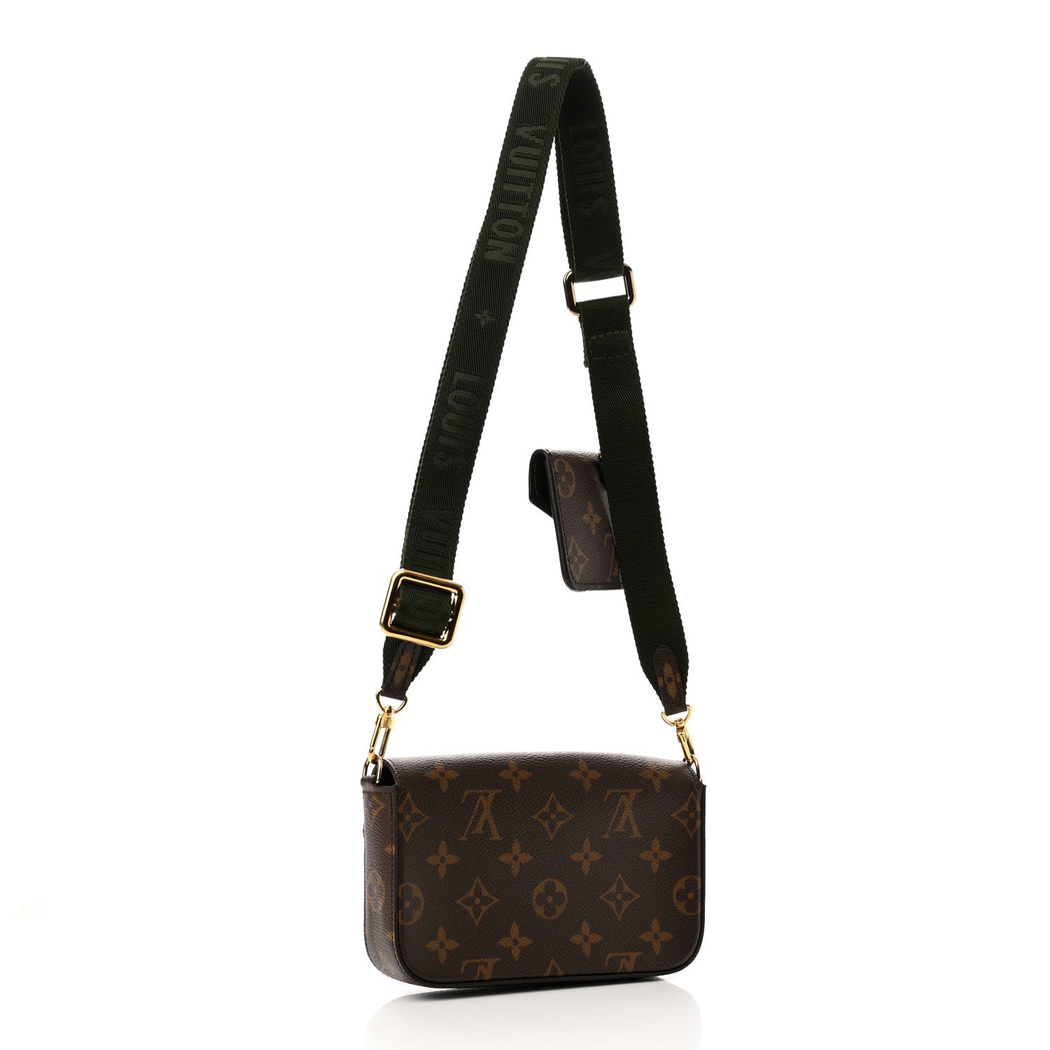 Louis Vuitton Monogram Felicie Strap & Go Kaki 3 of 10