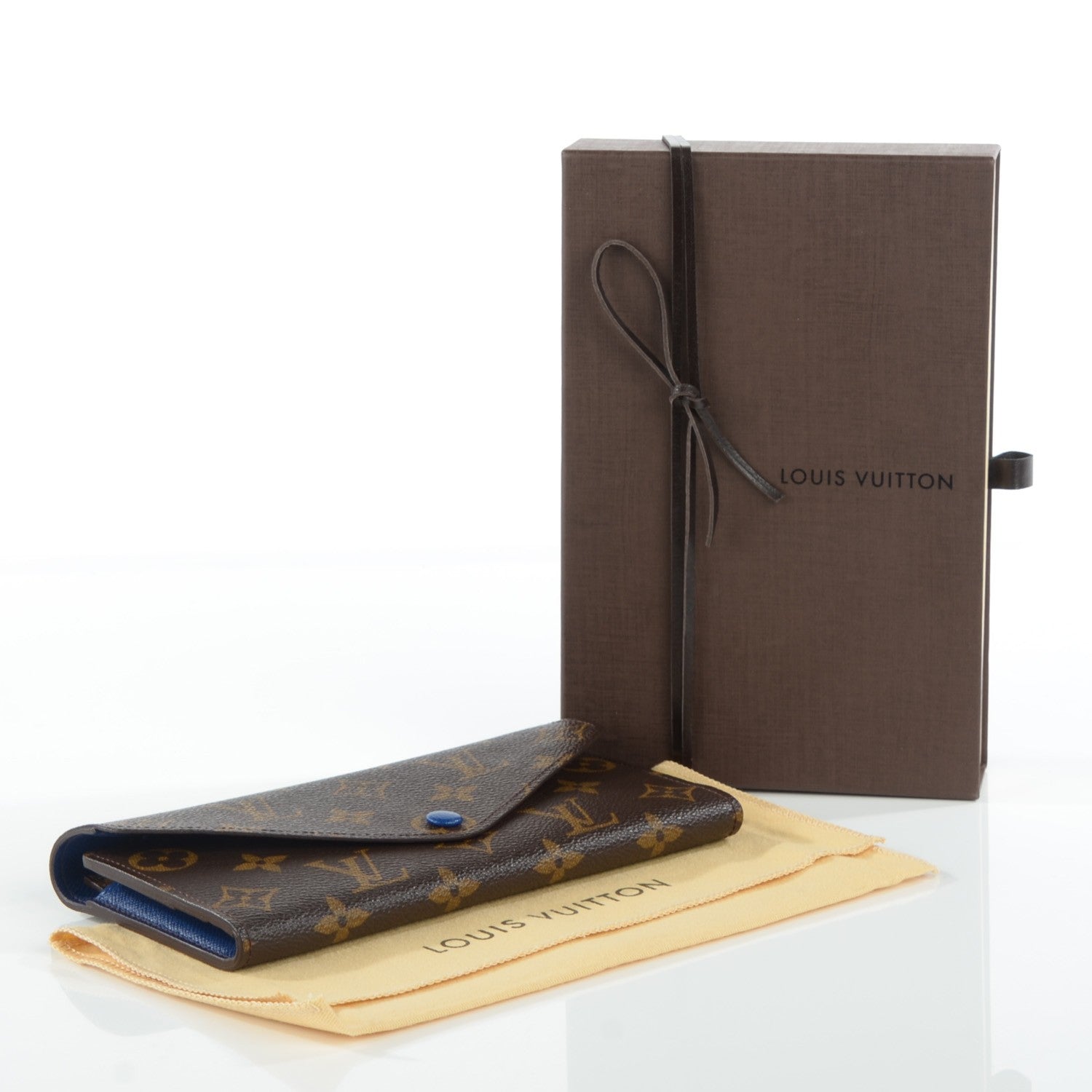 Louis Vuitton Monogram Josephine Wallet Blue 4 of 8