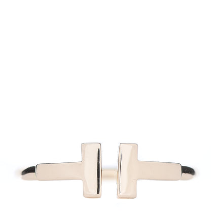 Tiffany 18K Rose Gold T Wire Ring 52 6 1 of 6