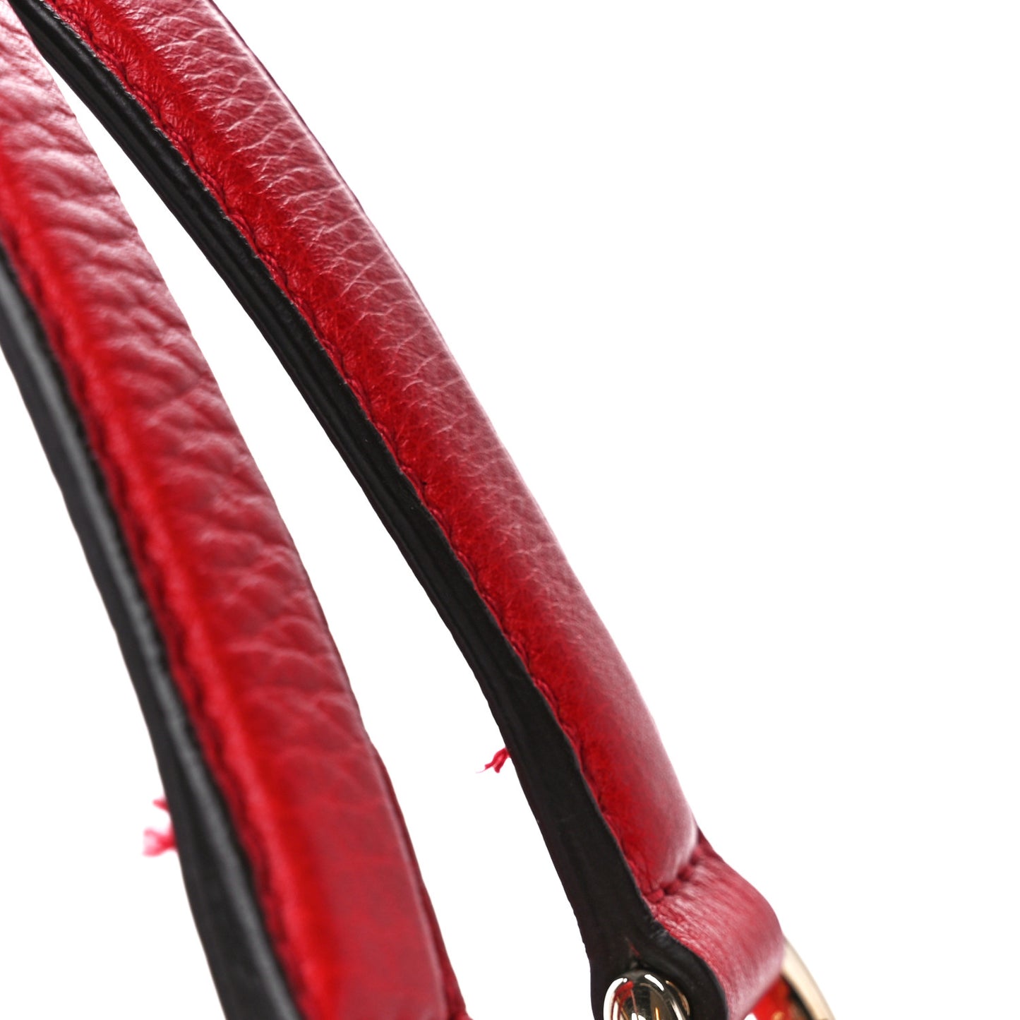 Pebbled Calfskin Medium Soho Boston Red