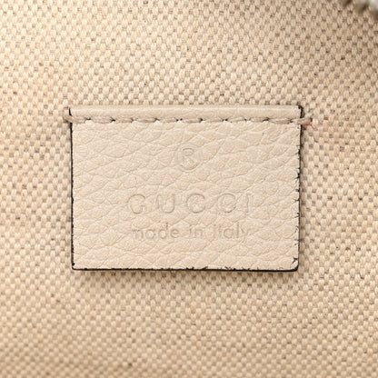 Gucci Grained Calfskin Logo Belt Bag White 6 of 14