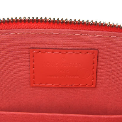 Louis Vuitton Vernis Rayures Alma BB Poppy 7 of 8
