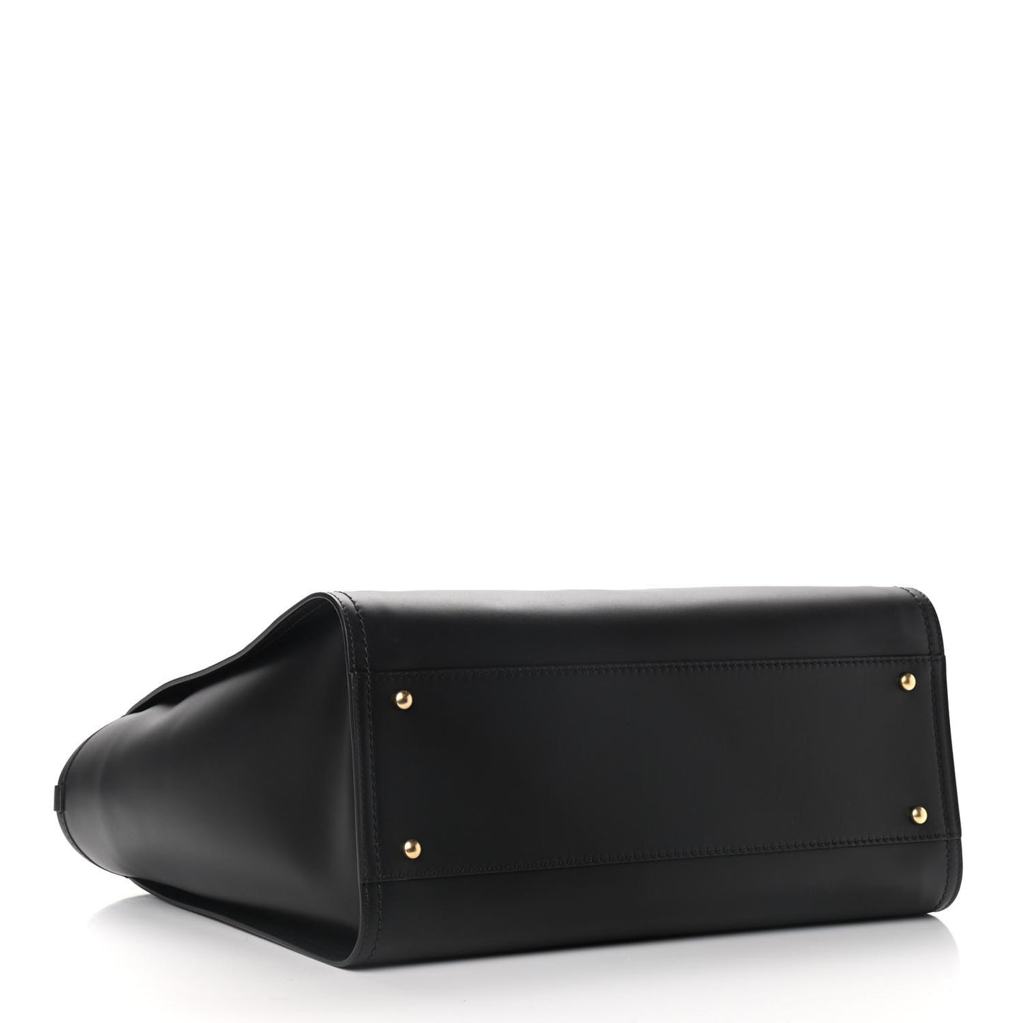 Calfskin Medium Deauville Tote Black