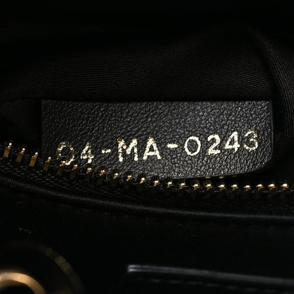 Christian Dior Lambskin Beaded Mini Lady Dior Black 7 of 11