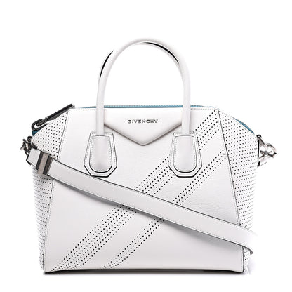 Givenchy Lambskin Perforated Small Antigona White 1 of 10