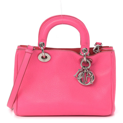 Christian Dior Calfskin Small Diorissimo Tote Pink 1 of 13