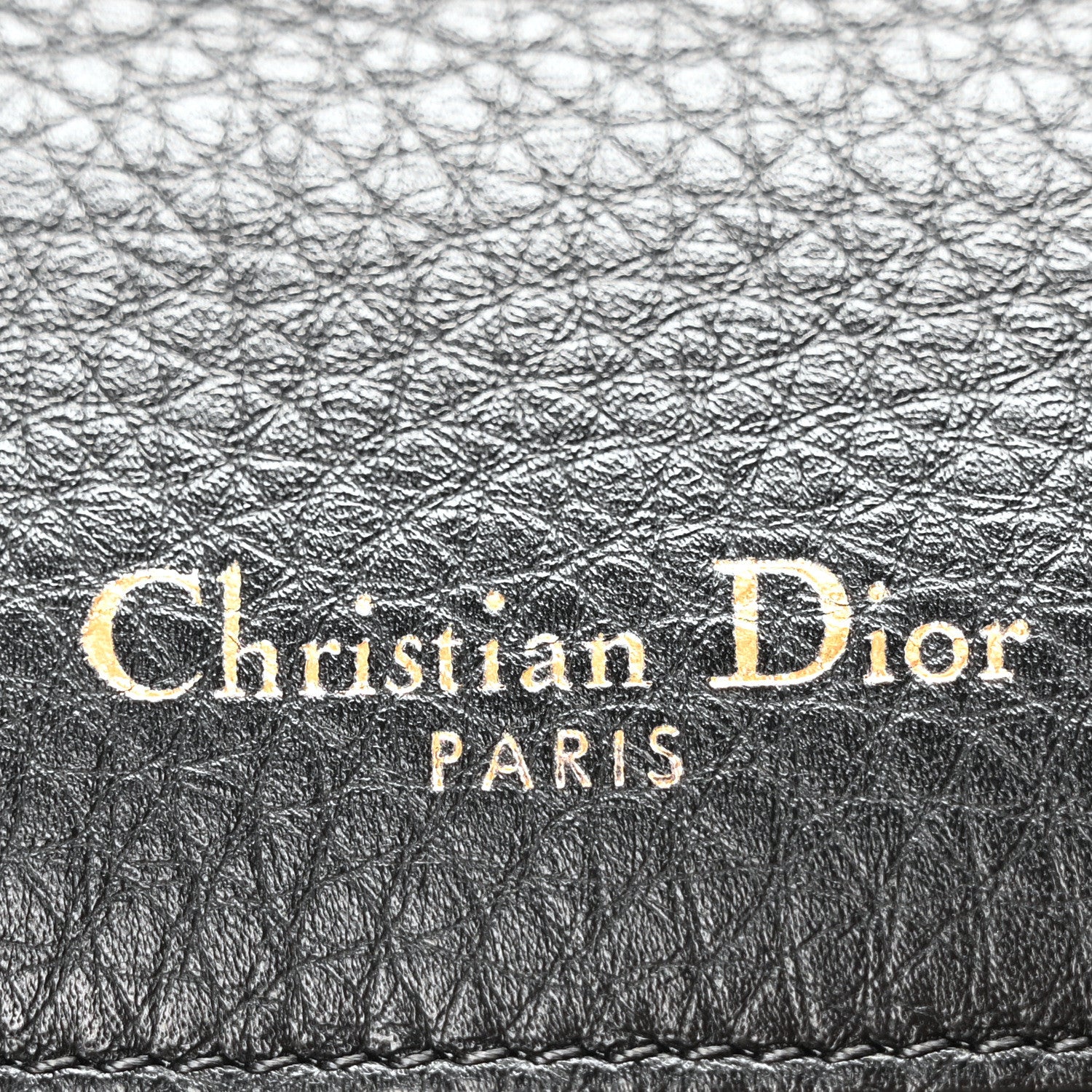 Christian Dior Grained Calfskin Medium Diorama Flap Bag Black 6 of 12