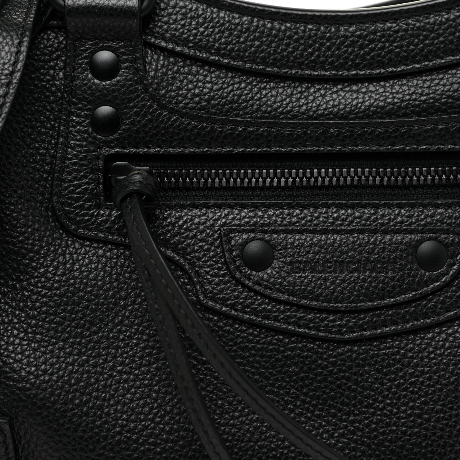Balenciaga Grained Calfskin Neo Classic Black Hardware S City Black 7 of 13