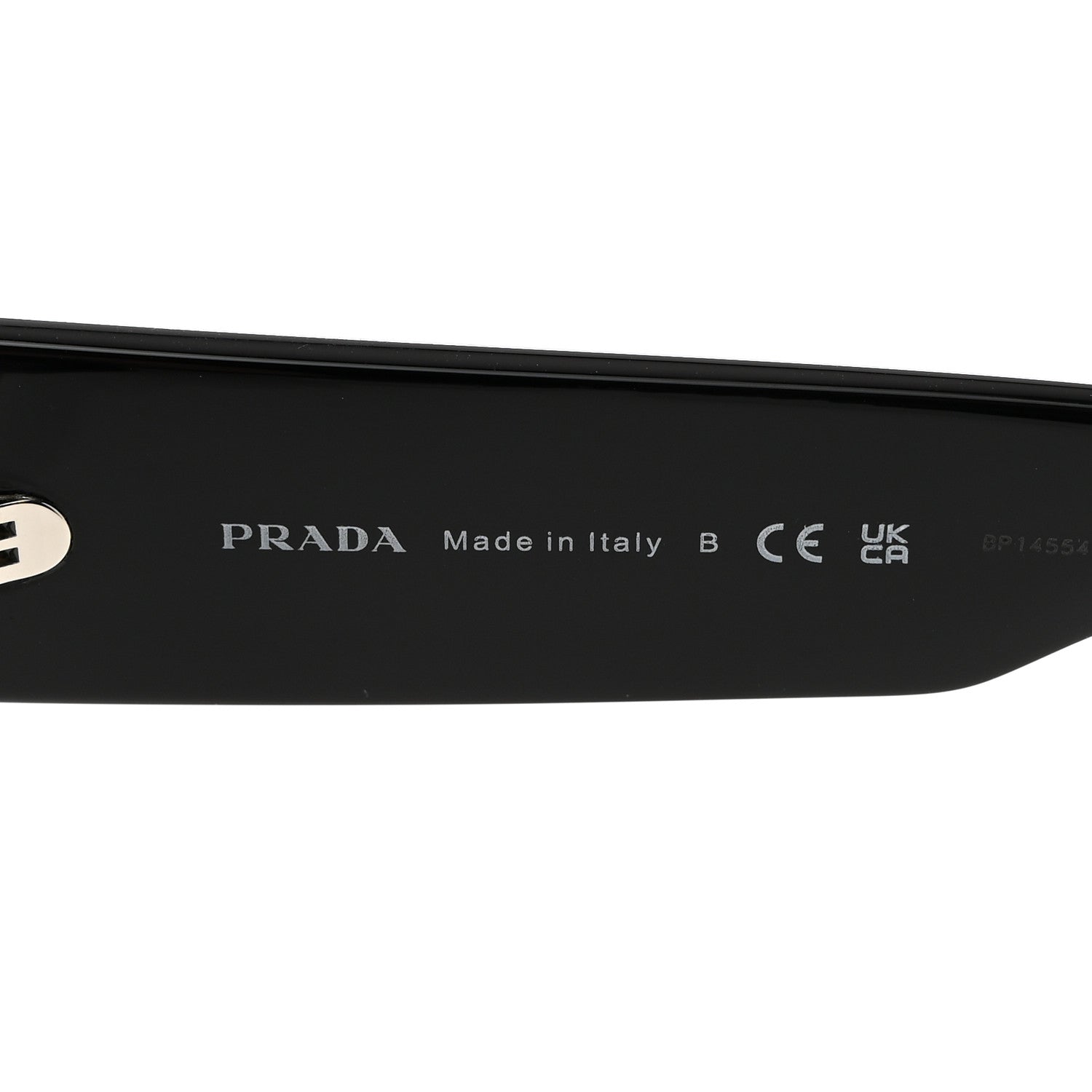 Prada Acetate Sunglasses SPR A08-F Black 6 of 8