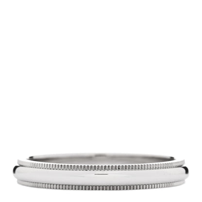 Tiffany Platinum 3mm Classic Milgrain Wedding Band Ring 58 8.5 3 of 5