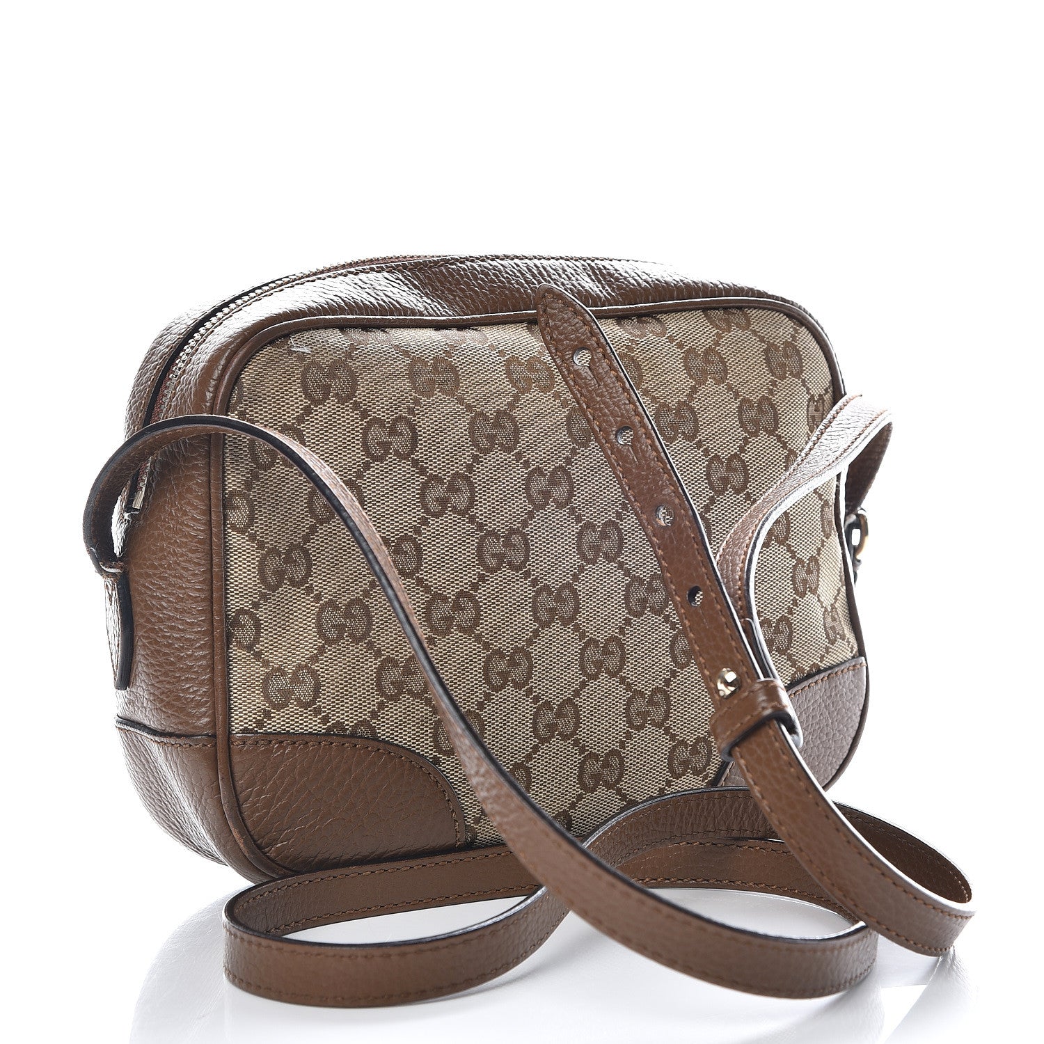Gucci Monogram Mini Bree Messenger Bag Beige Tabacco 3 of 22