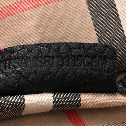 Burberry London Grainy Calfskin Small Greenwood Bowling Bag Black 8 of 15