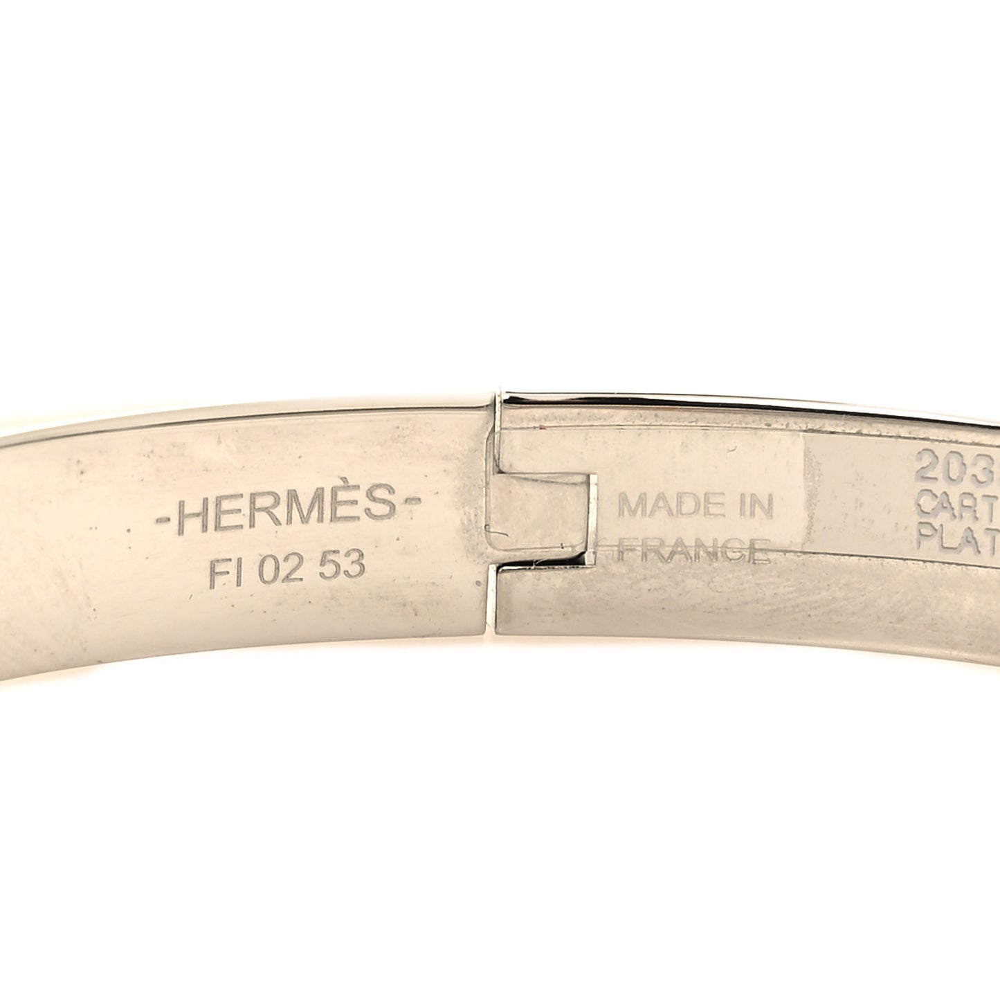 Enamel Mini Cartes A Jouer Clic Chaine D'Ancre Bracelet GM Platine White