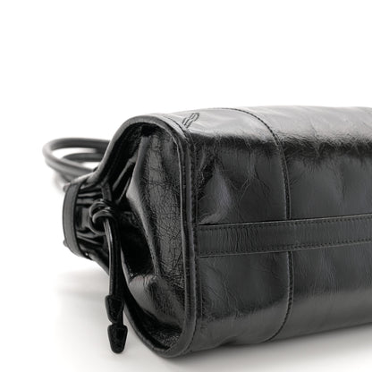 Prada Shiny Nappa Medium Shoulder Bag Black 9 of 10