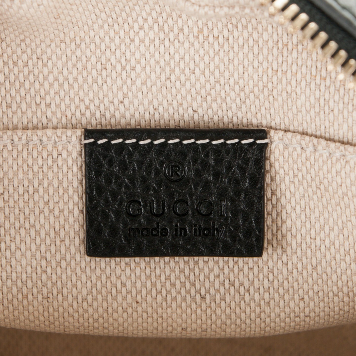 Pebbled Calfskin Small Soho Disco Bag Black