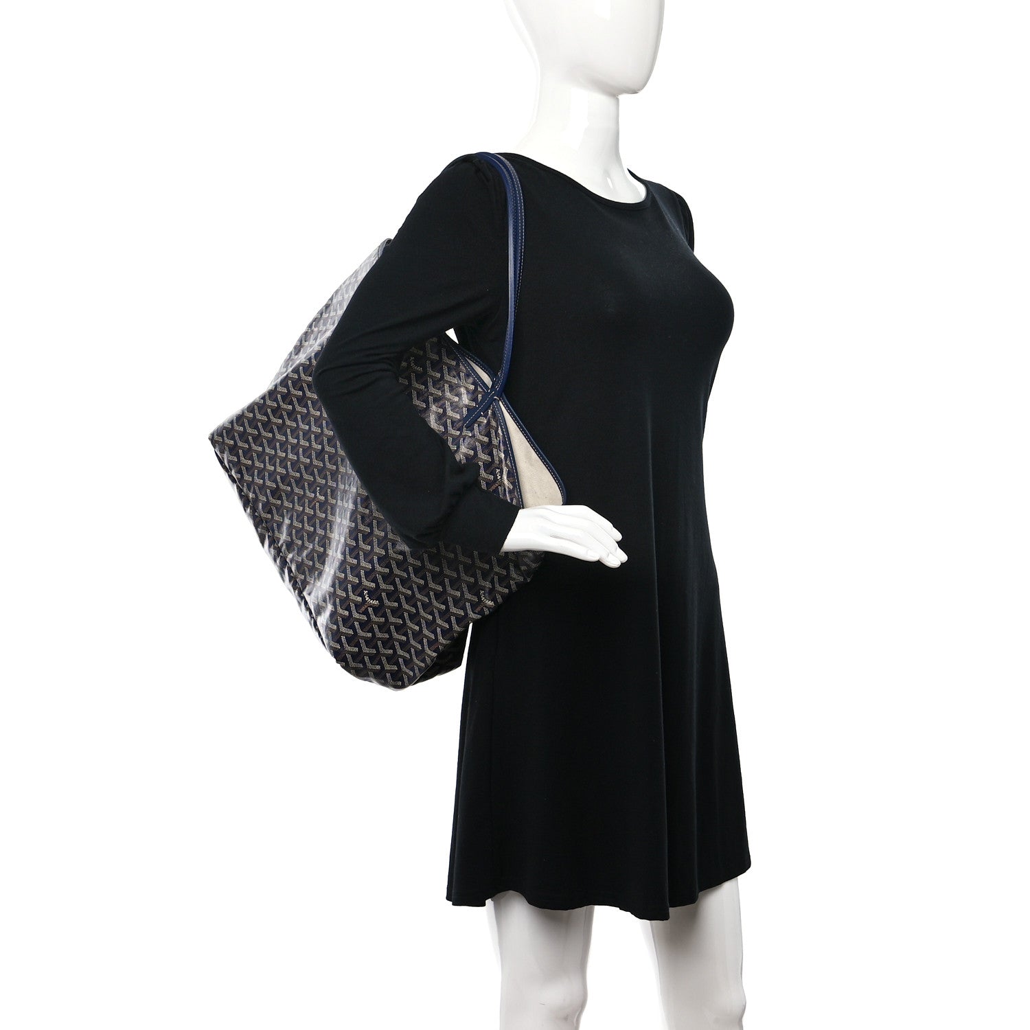 Goyard Goyardine Saint Louis GM Navy 2 of 9