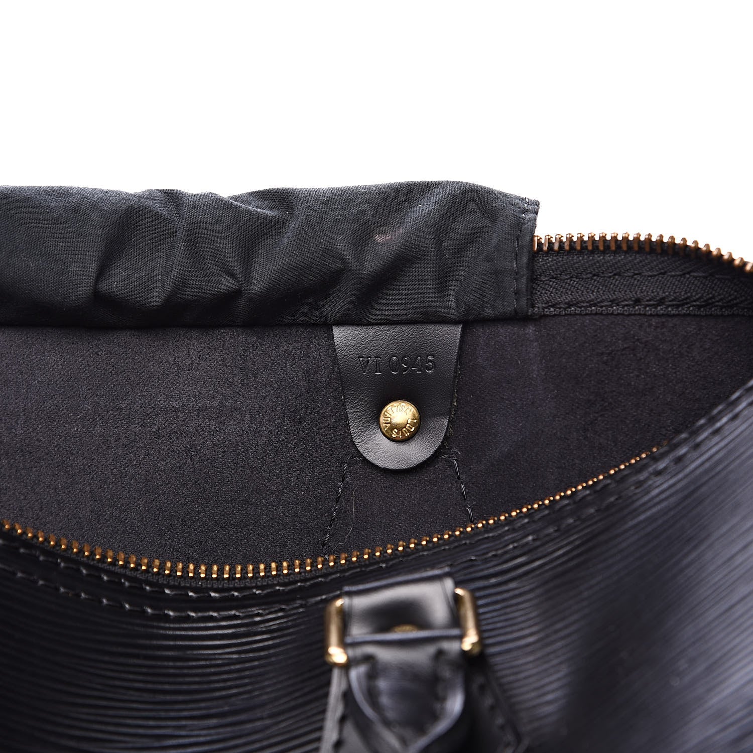 Louis Vuitton Epi Speedy 30 Black 6 of 14
