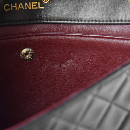 Chanel Lambskin Quilted Medium Single Flap Black 16 of 17