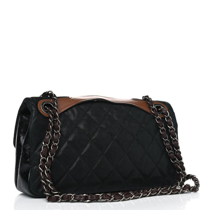Chanel Iridescent Calfskin Jumbo In The Mix Flap Black 2 of 4