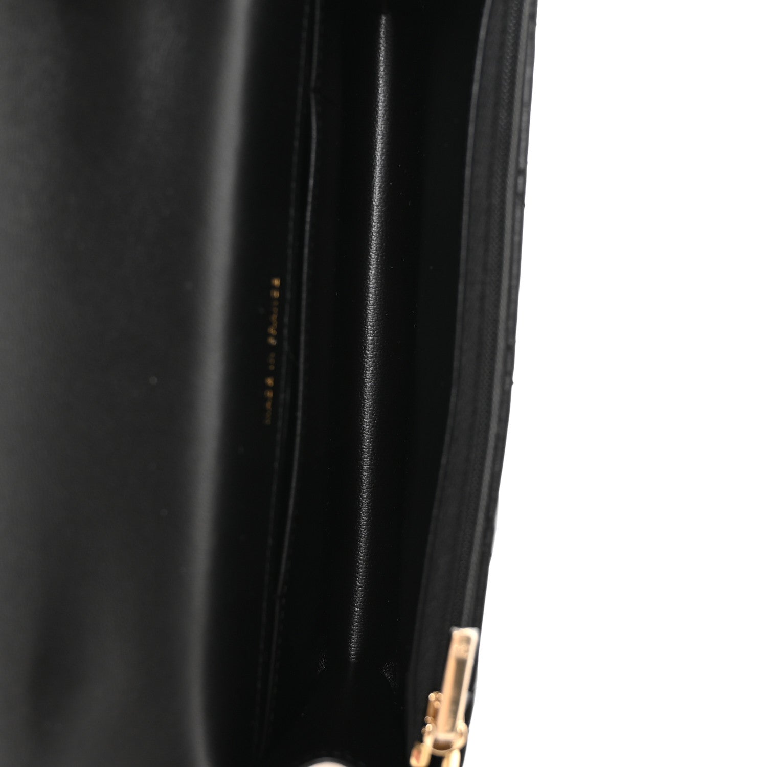 Chanel Lambskin Quilted Flap Phone Holder With Chain Black 5 of 11