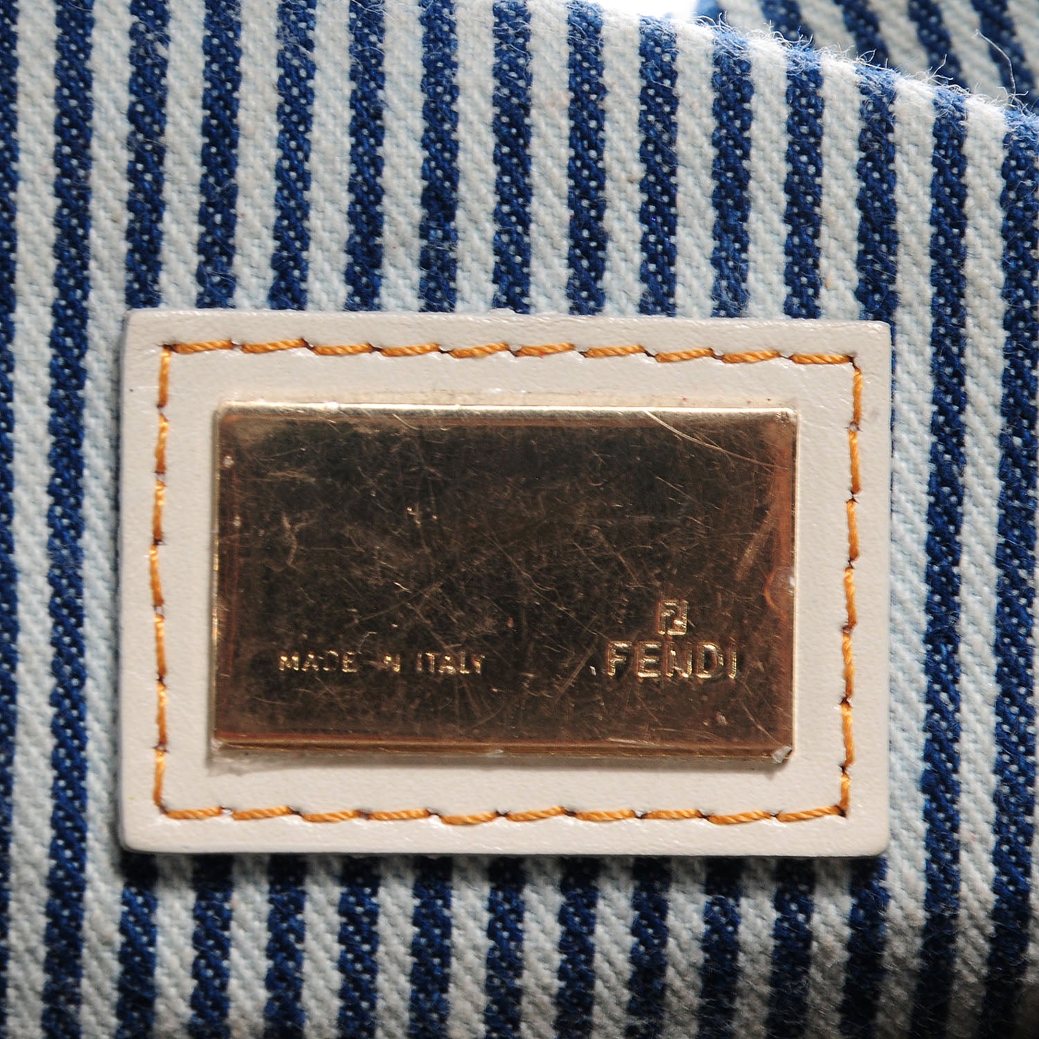 Fendi Denim Striped Spy Blue 6 of 9