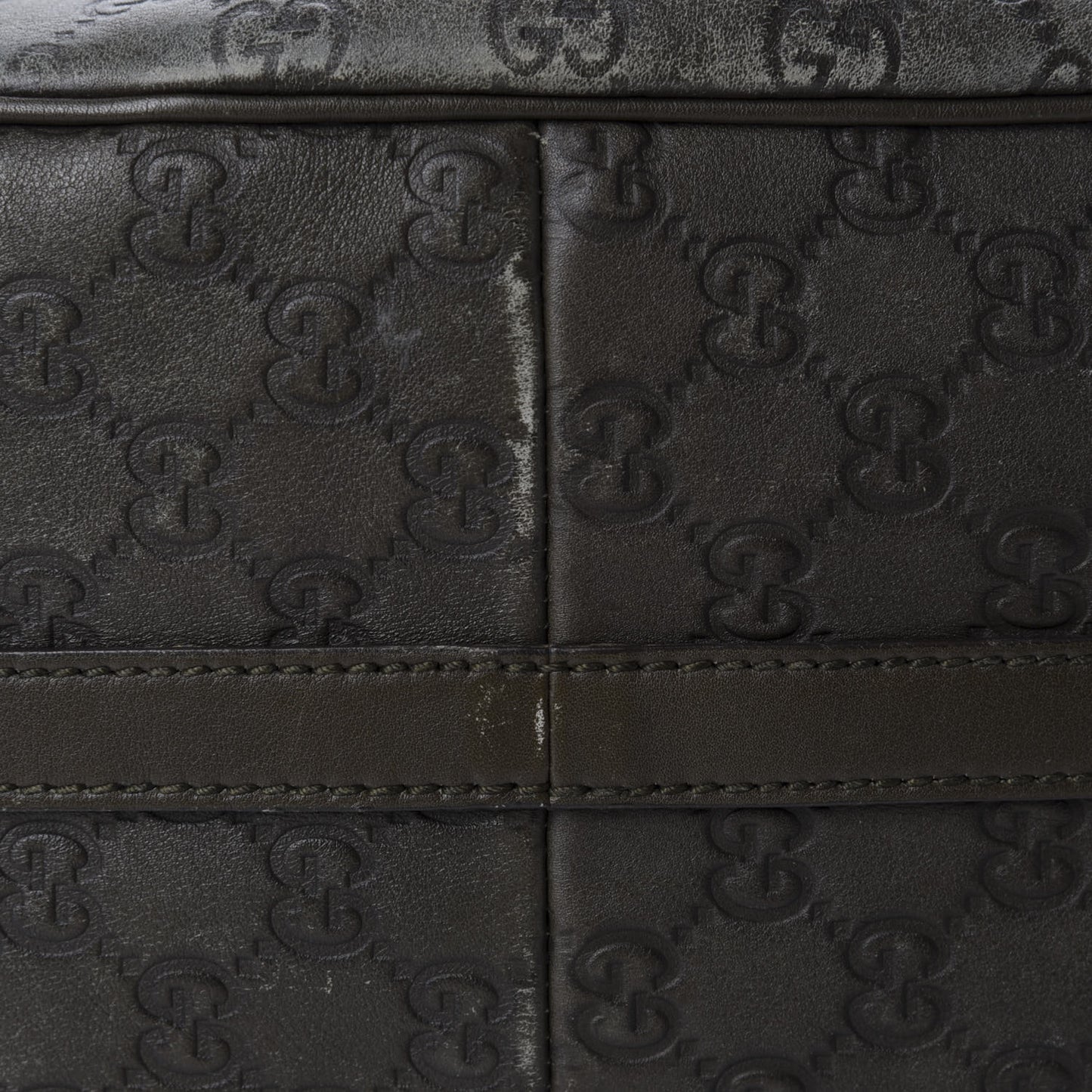 Guccissima Large GG Twins Hobo Olive Green
