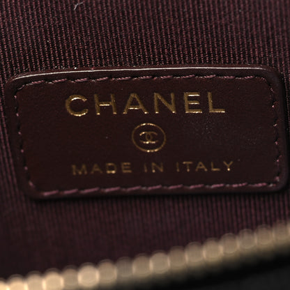 Chanel Caviar Quilted Small Vertical Coco Beauty Vanity Case With Chain Black 6 of 10