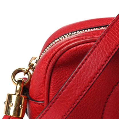 Gucci Pebbled Calfskin Small Soho Disco Bag Tabasco Red 12 of 12