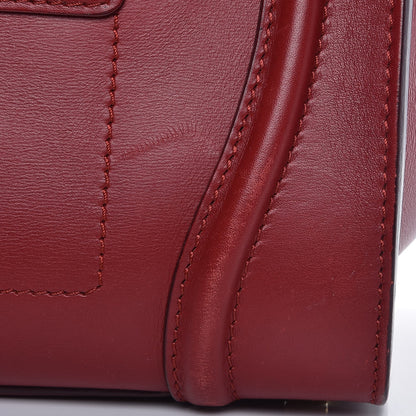 Celine Smooth Calfskin Mini Luggage Red 15 of 15