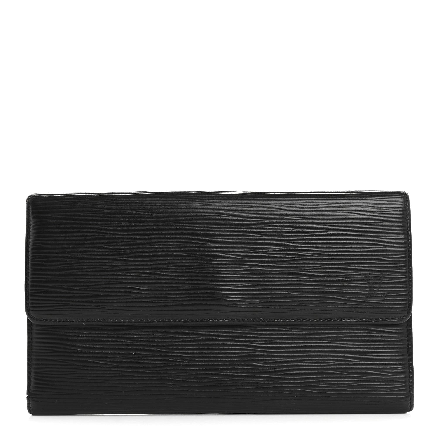 Louis Vuitton Epi Porte Tresor International Wallet Black 1 of 12