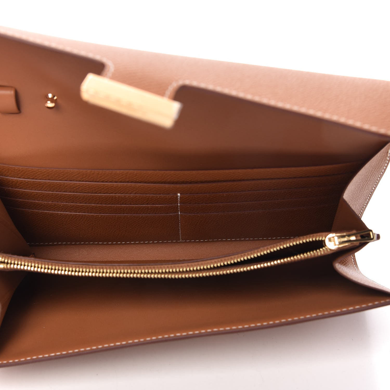 Hermes Epsom Constance Long Wallet To Go Gold 5 of 10