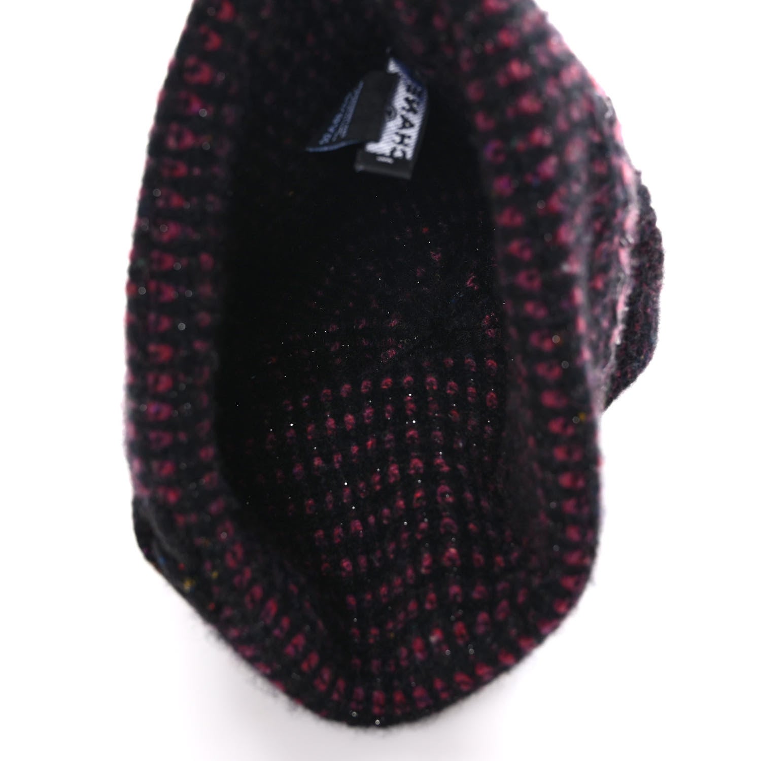 Chanel Cashmere CC Beanie Hat Pink Multicolor 6 of 9