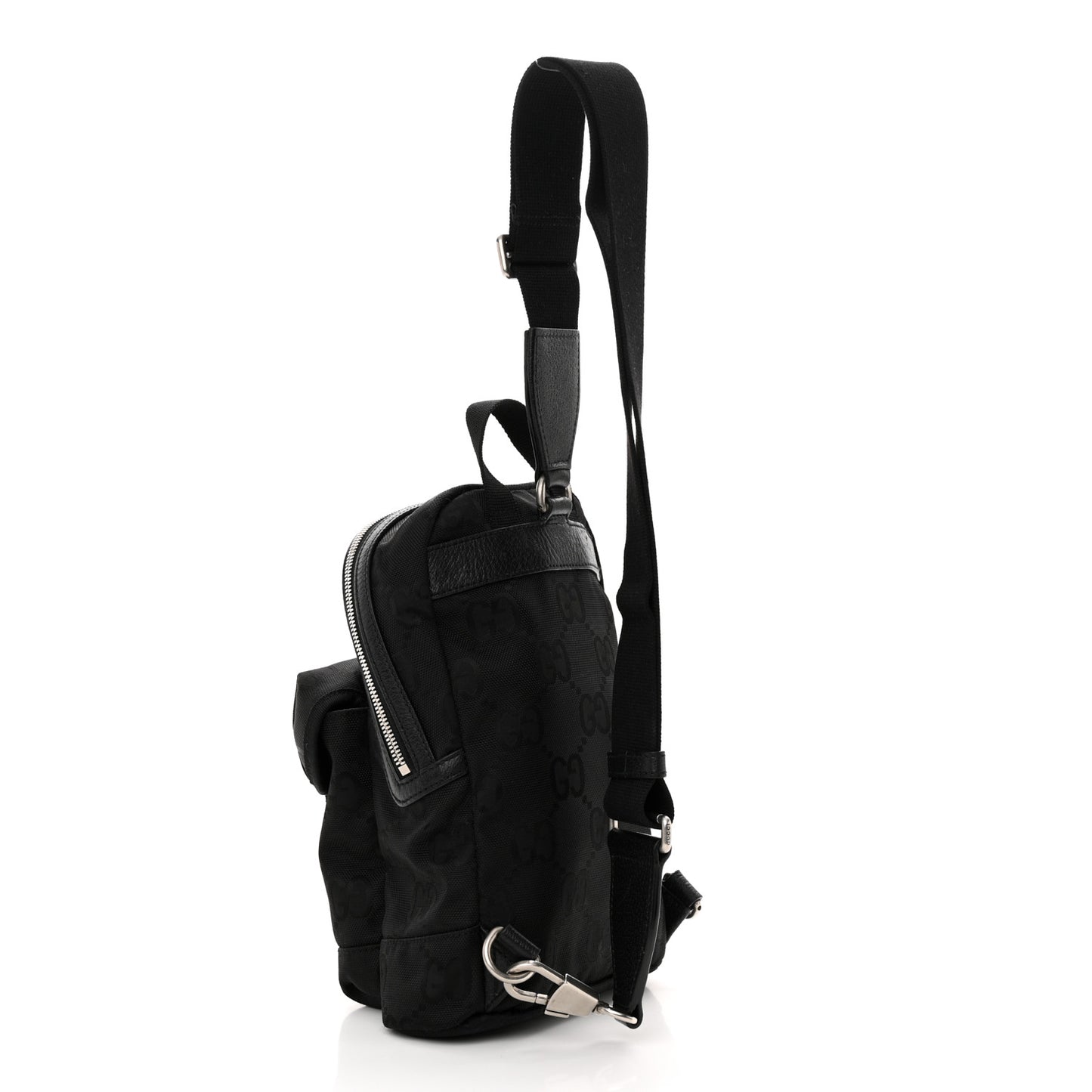Econyl Nylon Monogram Off The Grid Sling Backpack Black