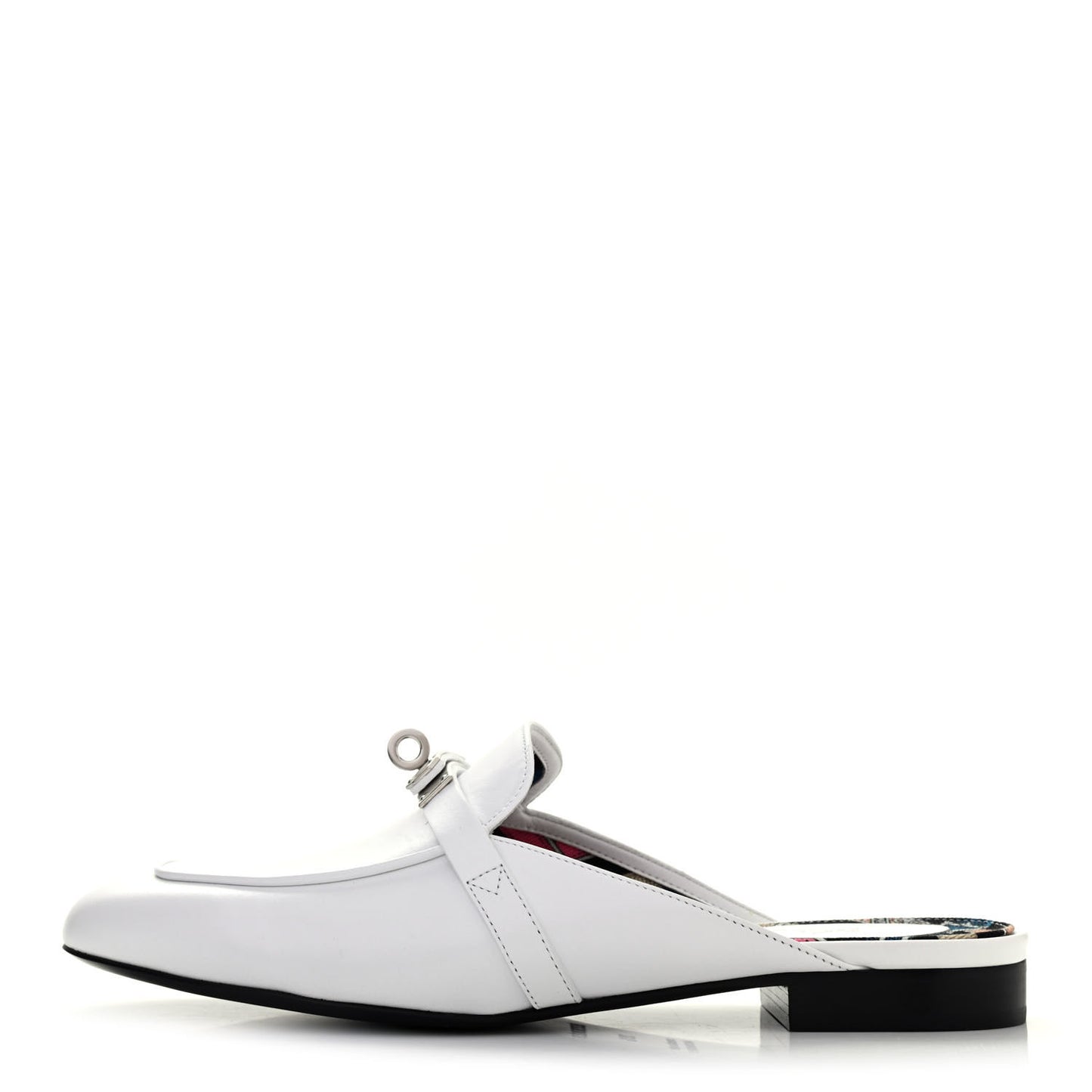 Calfskin Oz Mules 38.5 White