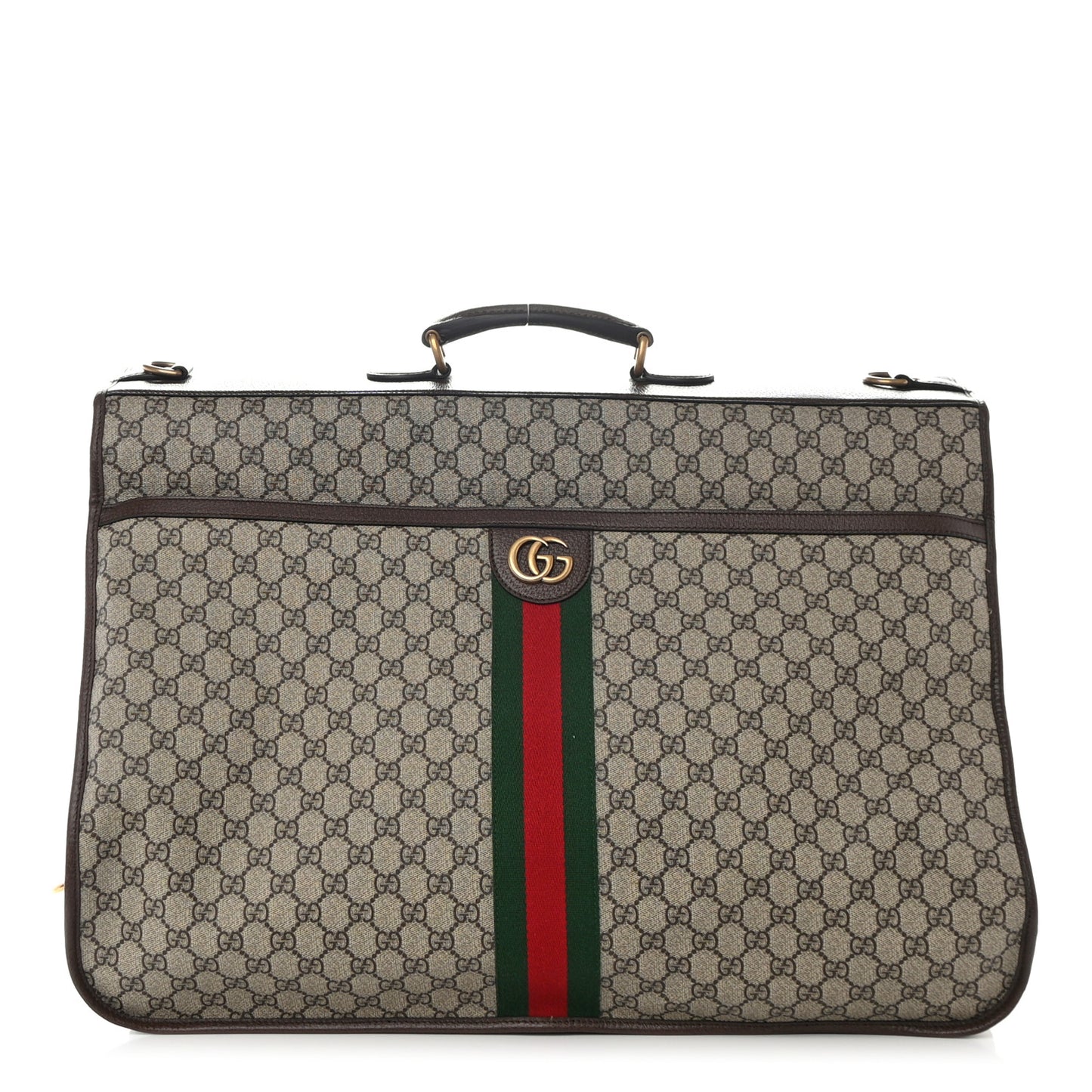 GG Supreme Monogram Web Savoy Garment Bag