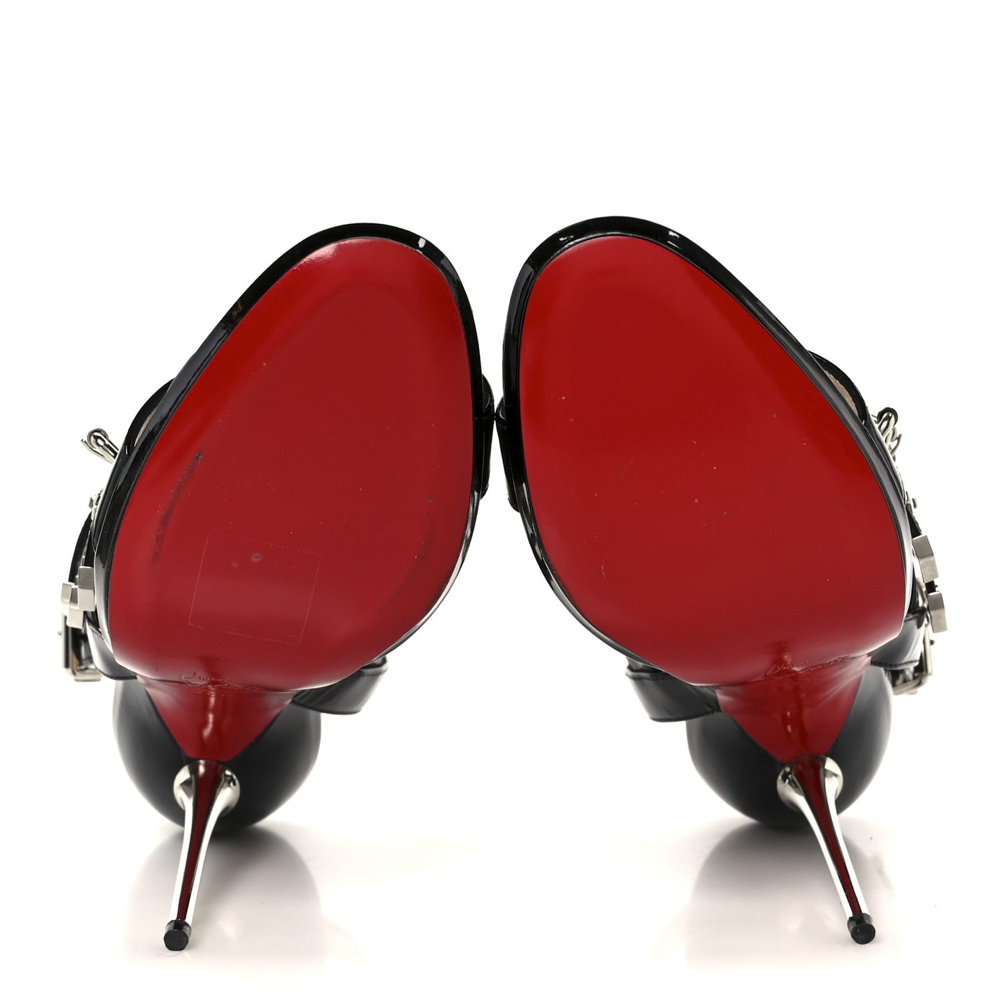 Patent Funky 120 Cage Sandals 37.5 Black