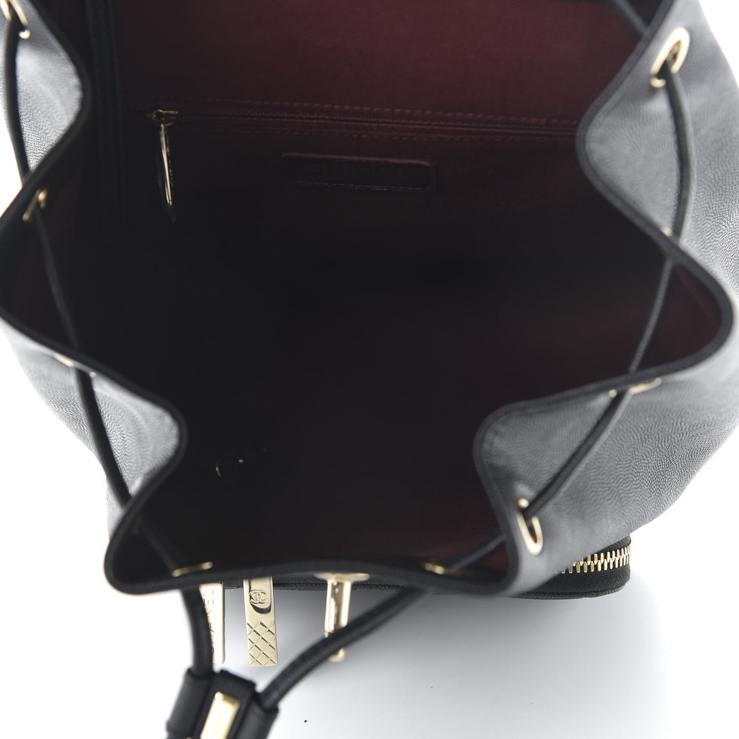 Caviar Quilted Business Affinity Backpack Black