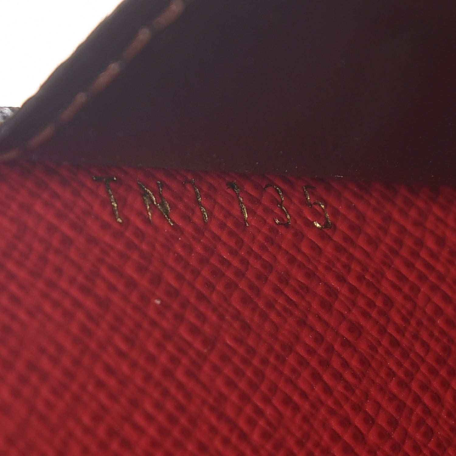 Louis Vuitton Damier Ebene Josephine Wallet Red 7 of 9