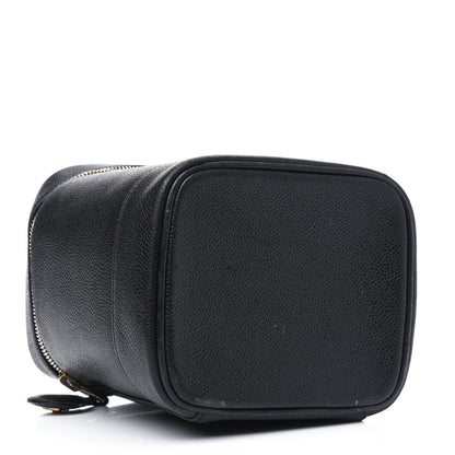 Chanel Caviar Cosmetic Vanity Bag Black 3 of 5