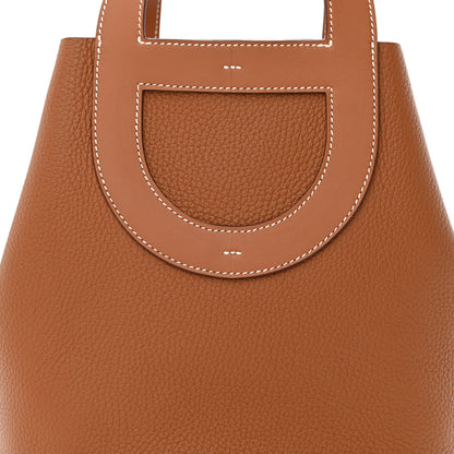 Hermes Taurillon Clemence Swift In-The-Loop 18 Bag Gold 8 of 11