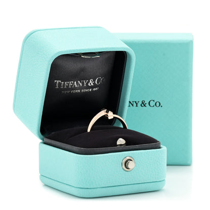 Tiffany 18K Rose Gold T T1 Ring 53 6.25 5 of 5